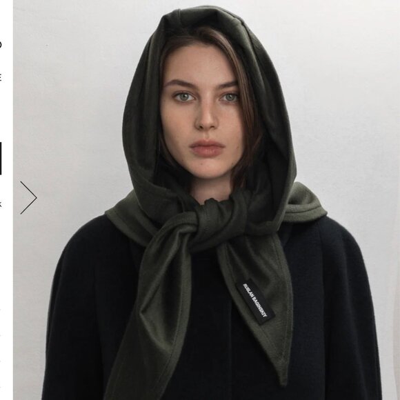 Ruslan Baginsky Houstka Headscarf in Dark Gray main image 7